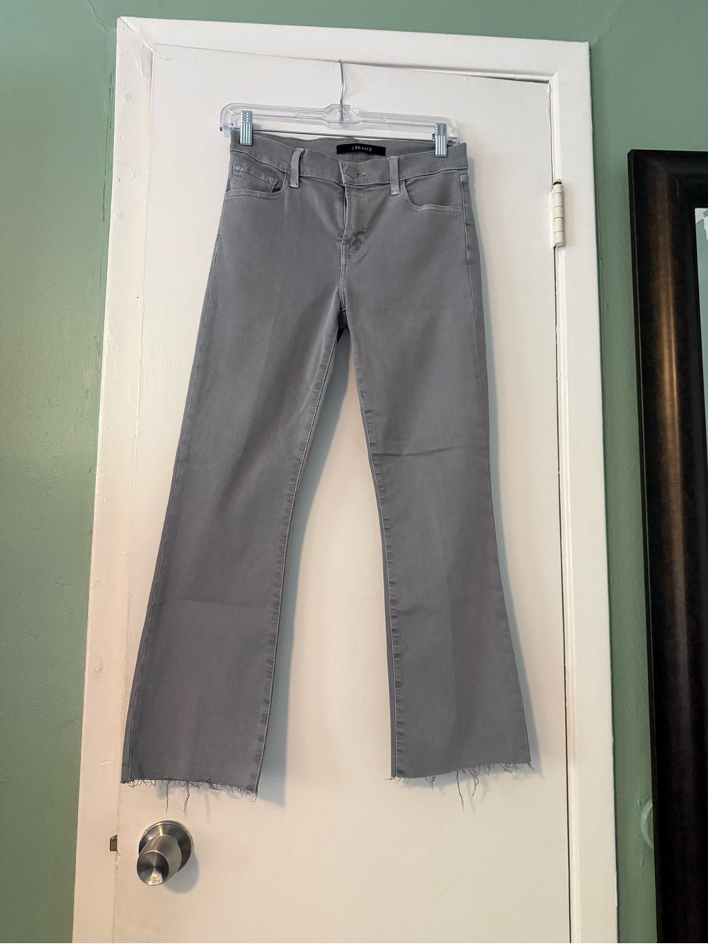 JBrand Gray/light sage women’s Selena style Flared Jeans - size 26